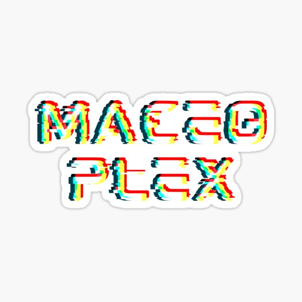"Maceo Plex" Sticker by SkyAfterDusk Redbubble
