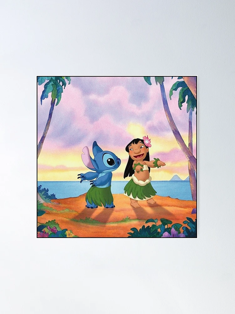 Stitch Cartoon Art Animations Paint By Numbers - Canvas Paint by numbers