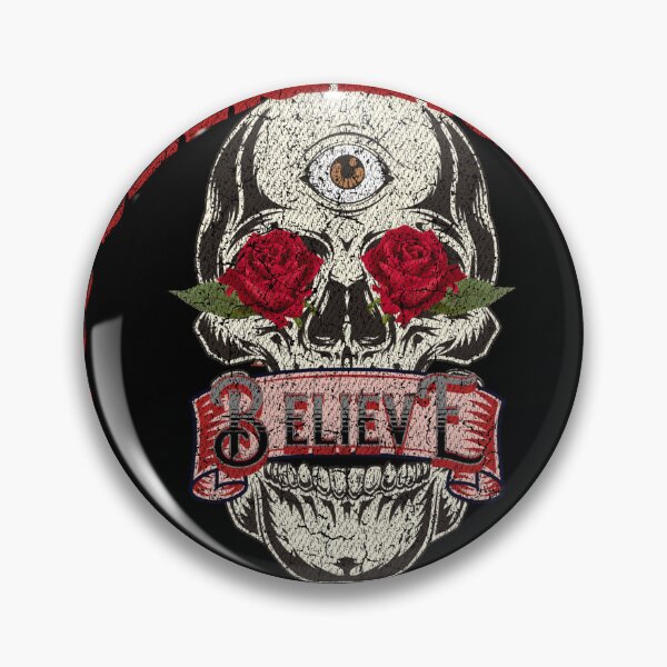 Item preview, Skull Roses BeLIEve Truth Seeker HeavyMetal Streetwear  designed and sold by StreetGlory.