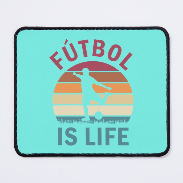 Item preview, Fútbol Is Life Football and Soccer Lover Vintage Retro Sunset designed and sold by AlexLam2.