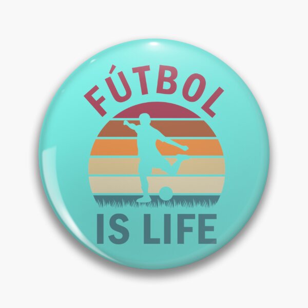 Item preview, Fútbol Is Life Football and Soccer Lover Vintage Retro Sunset designed and sold by AlexLam2.