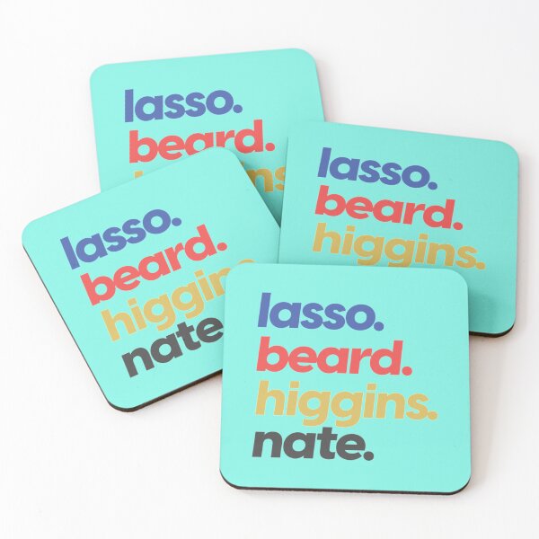 Item preview, Lasso. Beard. Higgins. Nate.    designed and sold by AlexLam2.