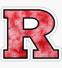 Rutgers R - Tie Dye Sticker