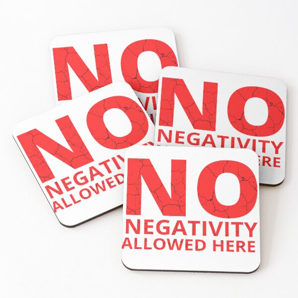 Item preview, NO NEGATIVITY ALLOWED HERE distressed light  designed and sold by KingsManKind.