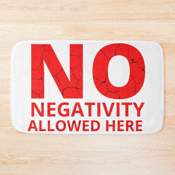 Item preview, NO NEGATIVITY ALLOWED HERE distressed light designed and sold by KingsManKind.