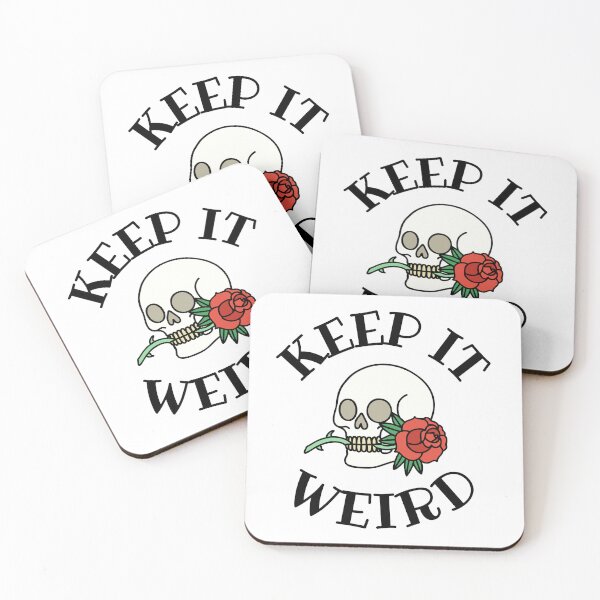 Item preview, Keep it Weird Morbid designed and sold by ComfyAndBlunt.