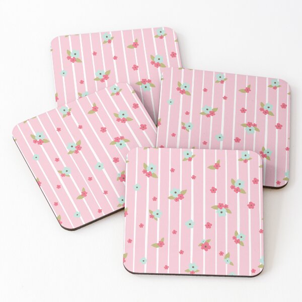 Item preview, Pinky Stripes and Flowers Pattern designed and sold by Terelaska.