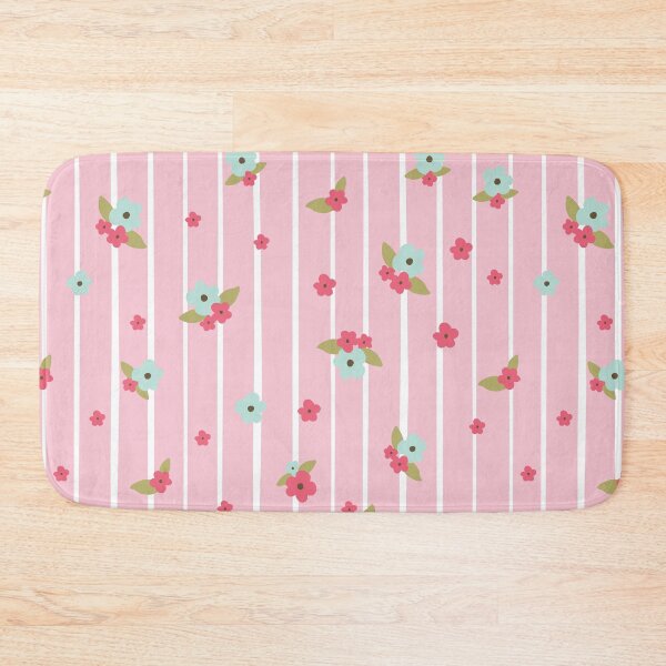 Item preview, Pinky Stripes and Flowers Pattern designed and sold by Terelaska.