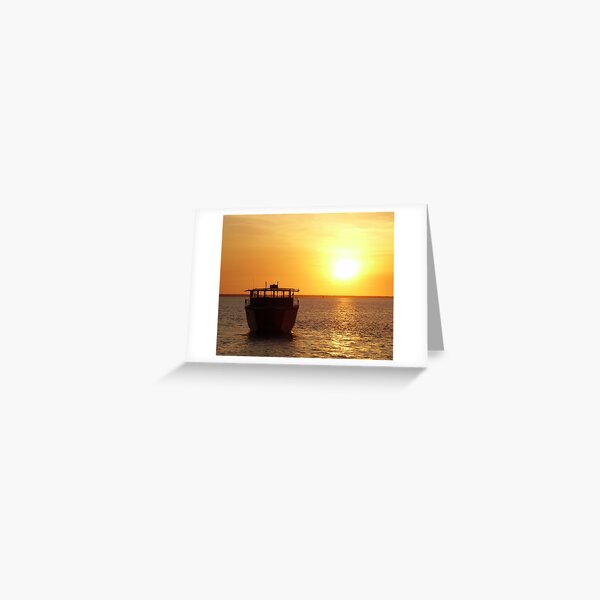 Japanese Fishing Boat, Darwin Coast Greeting Card