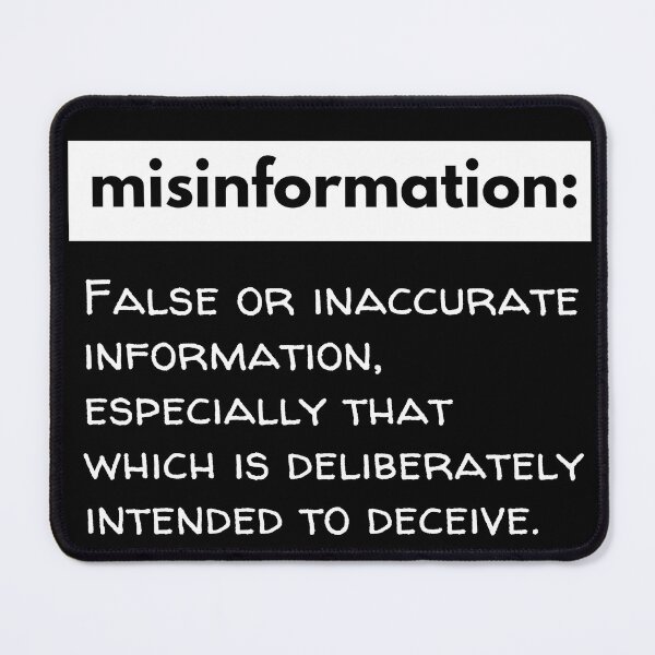 Item preview, Misinformation: Words matter designed and sold by ShakingTrees.
