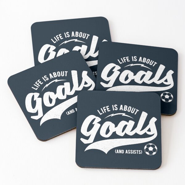 Item preview, Life is About Goals And Assists - Soccer (Football) designed and sold by Numero14.