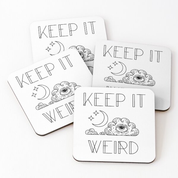 Item preview, Keep it Weird Morbid designed and sold by ComfyAndBlunt.