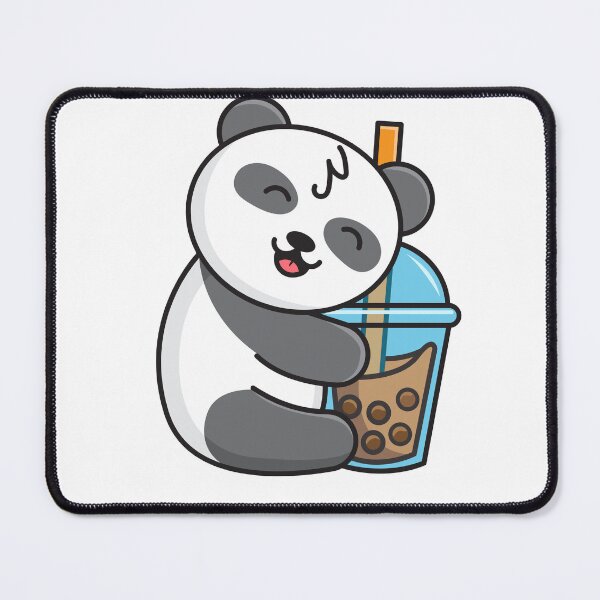 Item preview, cute panda with milk designed and sold by Reo12.