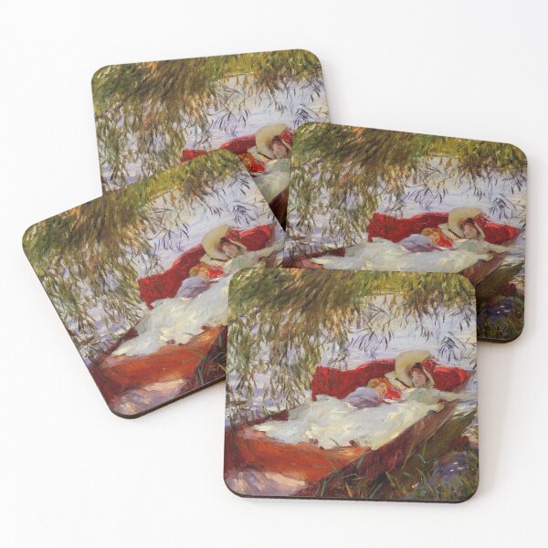Item preview, Two Women Asleep in a Punt under the Willows by John Singer Sargent designed and sold by AestheticsXarts.
