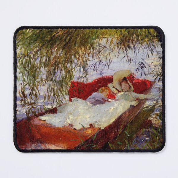 Item preview, Two Women Asleep in a Punt under the Willows by John Singer Sargent designed and sold by AestheticsXarts.