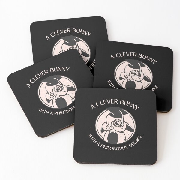 Item preview, Clever Bunny With a Philosophy Degree - University Graduation - Graduatees designed and sold by GraduaTees.