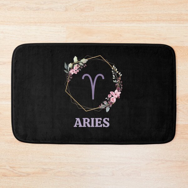 Item preview, Floral Aries Zodiac Sign designed and sold by Hellofriendco.