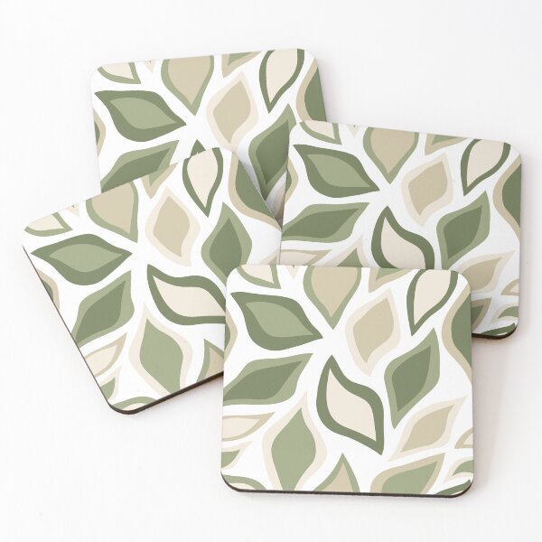 Item preview, Modern Green Leaves Camo Pattern designed and sold by TeeBeesDesign.