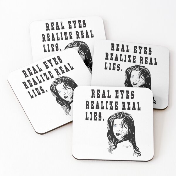 Item preview, real eyes realize real lies designed and sold by GOLDFAMILYSHOP.