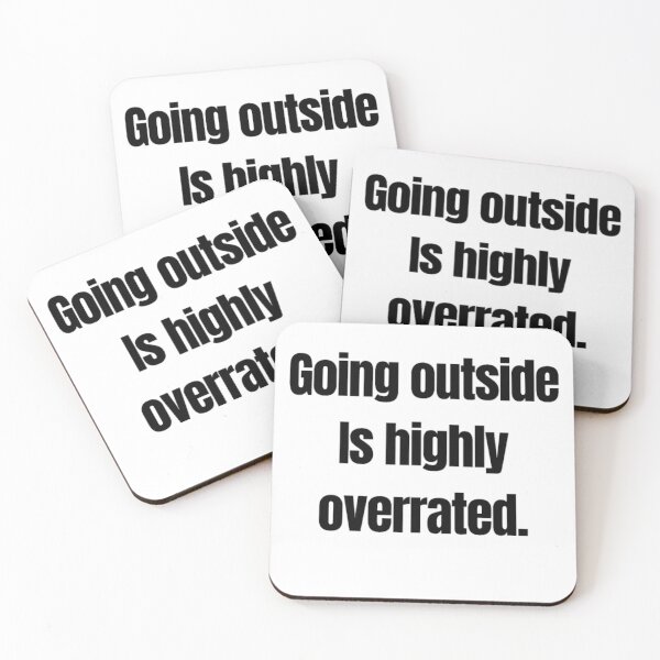 Item preview, Going Outside is Highly Overrated Classic T-Shirt designed and sold by saadabs.