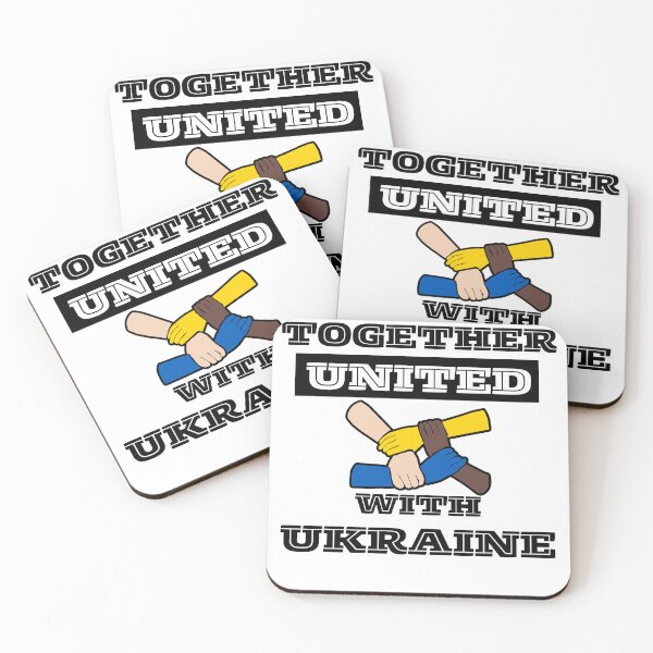 Item preview, I stand with UKRAINE T SHIRT / UKRAINE STRONG T SHIRT designed and sold by JAdotdotDesigns.