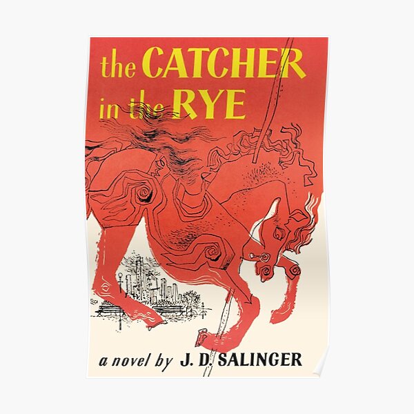 Catcher In The Rye Book Cover Poster Poster