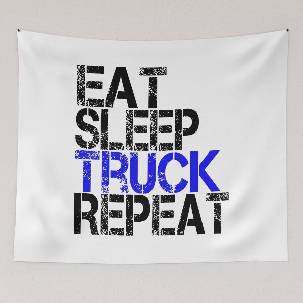 Item preview, Eat Sleep Truck Repeat, Grunge  designed and sold by ACC .