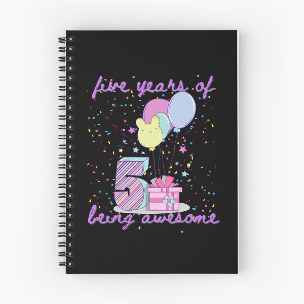 Item preview, Five Years Of Being Awesome 5 Birthday Countdown Gift designed and sold by SweetbeStore.