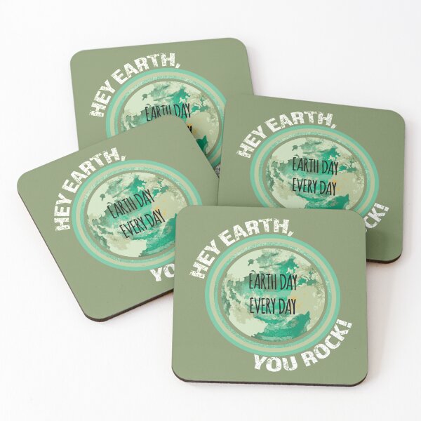 Item preview, Hey Earth, You Rock! Green Earth day, climate change, global warming designed and sold by Cheeky Companions.