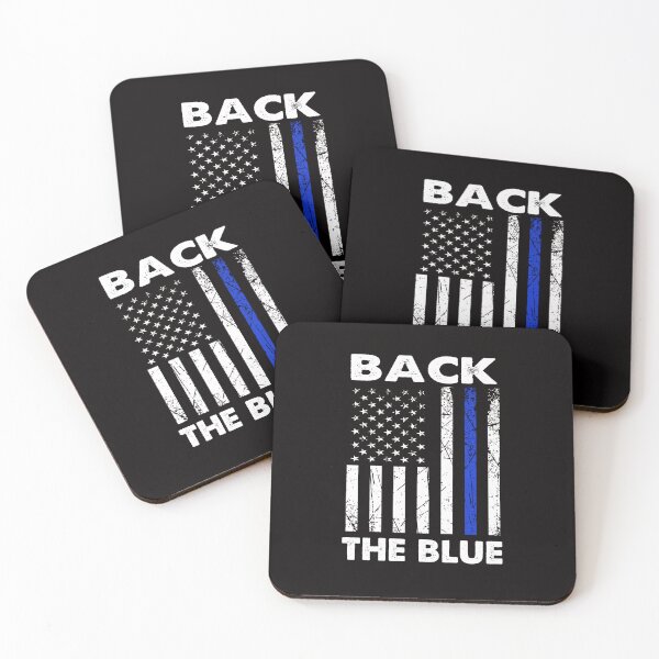 Item preview, Back The Blue American Flag designed and sold by verdecuddly.