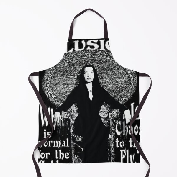Item preview, Morticia Addams-Normal Is An Illusion... Poster designed and sold by robinsonlyn.