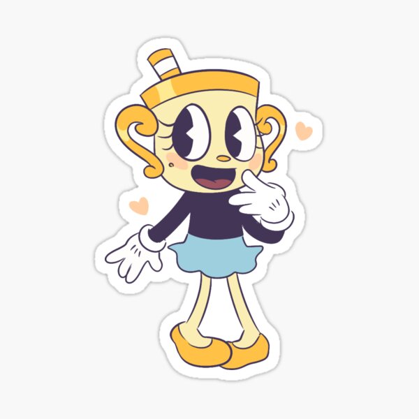 cuphead Pegatina