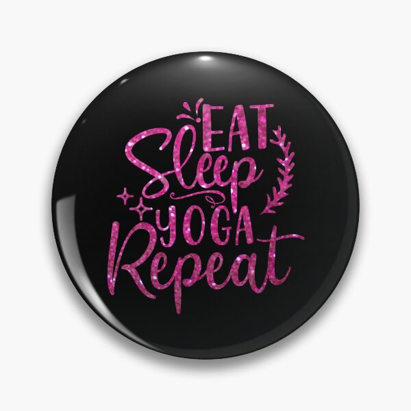 Item preview, Eat Sleep Yoga Repeat ,funny yoga gift designed and sold by lapolonaise.