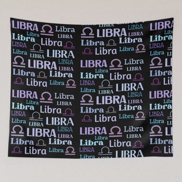 Item preview, Libra Zodiac Sign Pattern designed and sold by Hellofriendco.