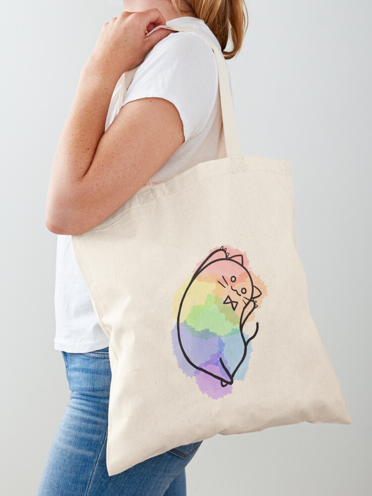 Pusheen Rainbow Tote Bag