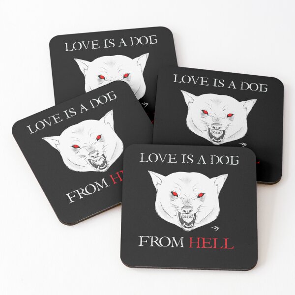 Item preview, Love is a dog from hell designed and sold by monstruodelicado.