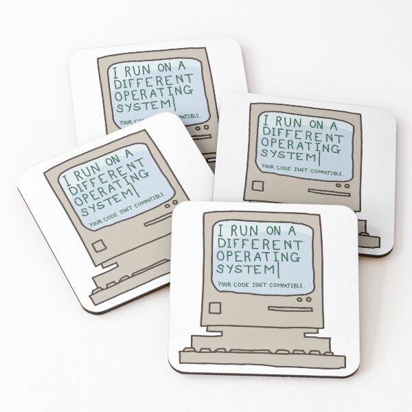 Item preview, “I Run on a Different Operating System” Autistic designed and sold by HibernianEmber.