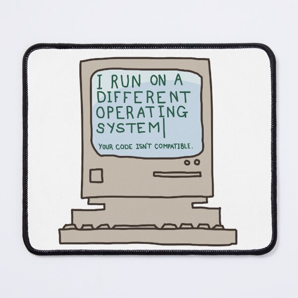 Item preview, “I Run on a Different Operating System” Autistic designed and sold by HibernianEmber.