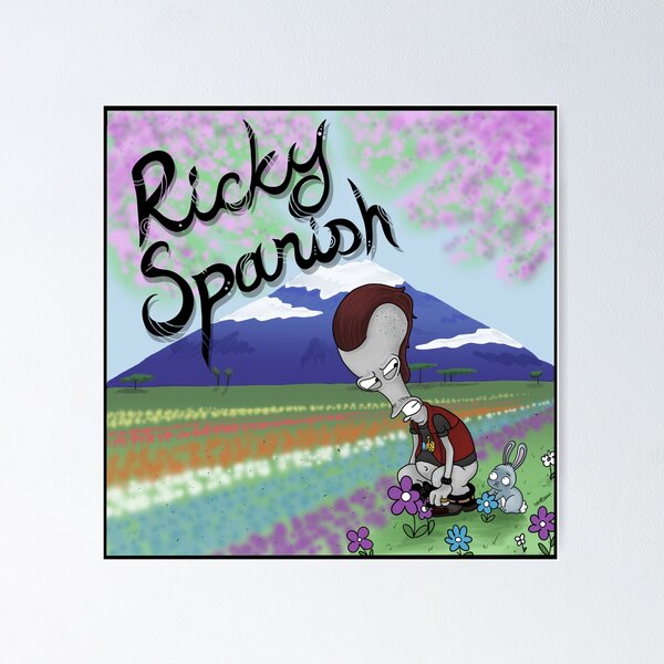 Vista previa del artículo con la obra «Ricky Spanish - Roger el alienígena American Dad - Hermoso paisaje», diseñado y vendido por pinkart666.