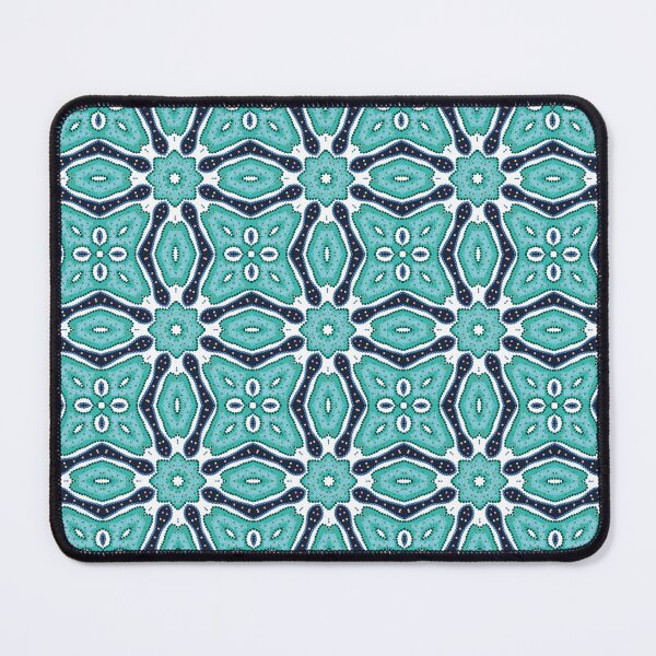 Item preview, Agua green tribal geometric print designed and sold by Pacesyte.