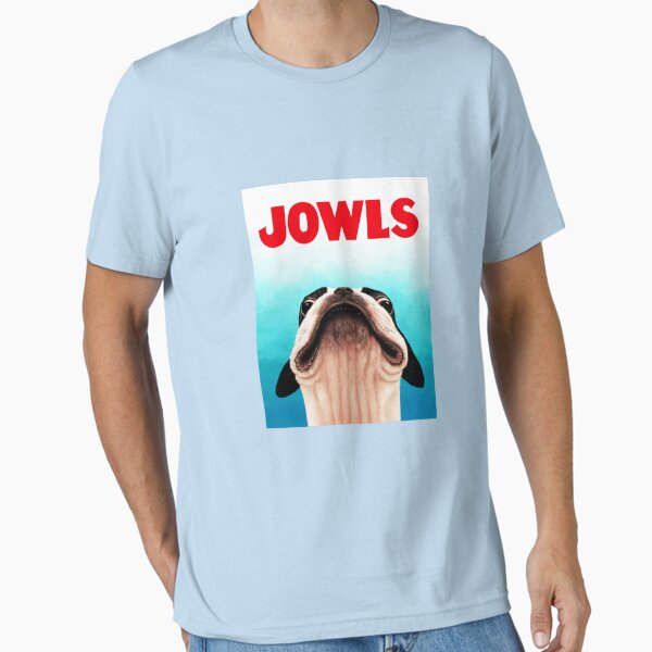 Item preview, Jowls Boston Terrier poster Classic T-Shirt designed and sold by LennartMerkel.