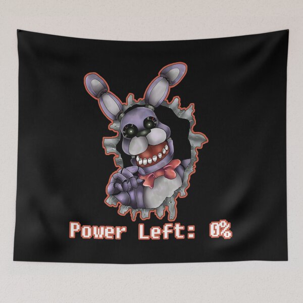 Item preview, FNAF Bonnie (Power Left Zero) designed and sold by stevenab1cme33.