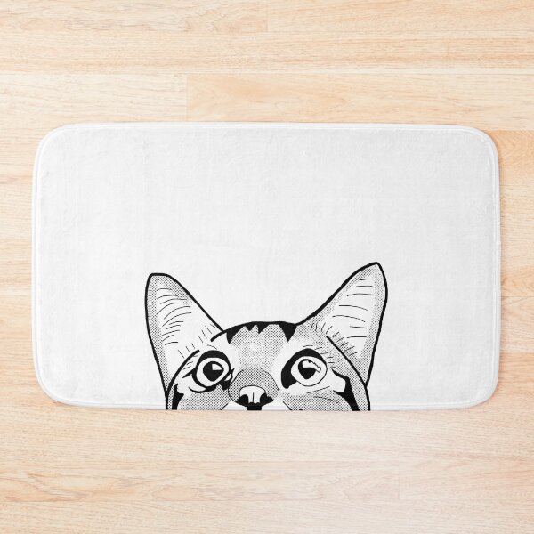 Artikelvorschau, Katze schau auf entworfen und verkauft von artsimo.