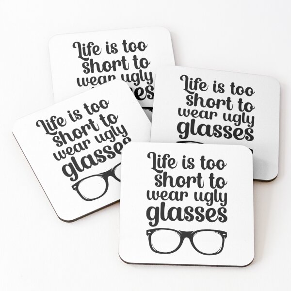 Item preview, Life is too short to wear ugly glasses designed and sold by TeesLina.