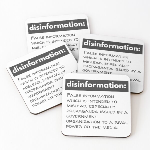 Item preview, Disinformation design designed and sold by ShakingTrees.