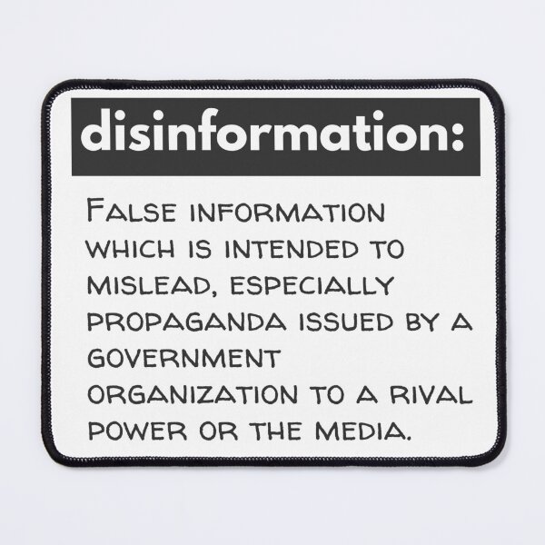 Item preview, Disinformation design designed and sold by ShakingTrees.