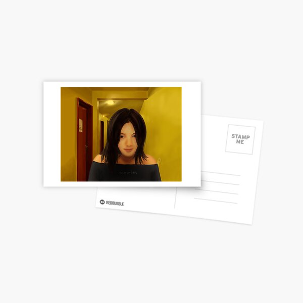 Fille dans le couloir Carte postale