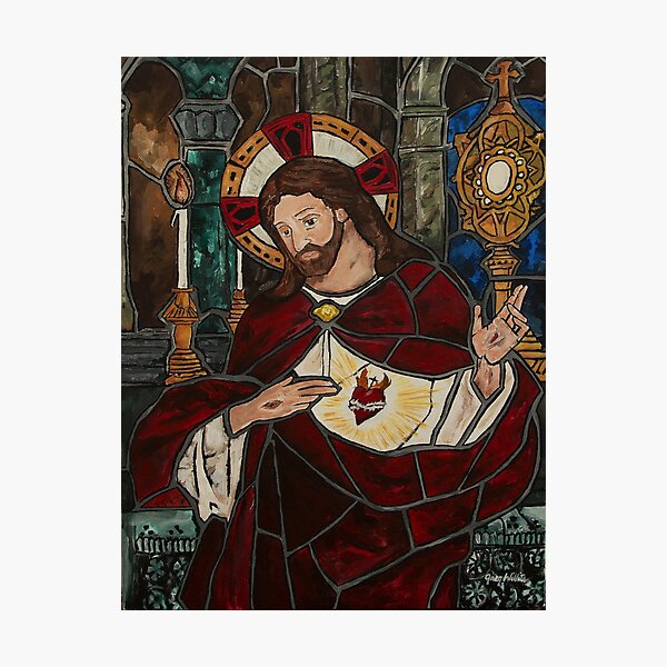 Sacred Heart of Jesus Photographic Print