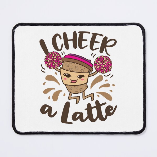 Item preview, I Cheer A Latte Cheerleading Coffee designed and sold by jaygo.