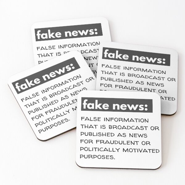 Item preview, Fake News design designed and sold by ShakingTrees.